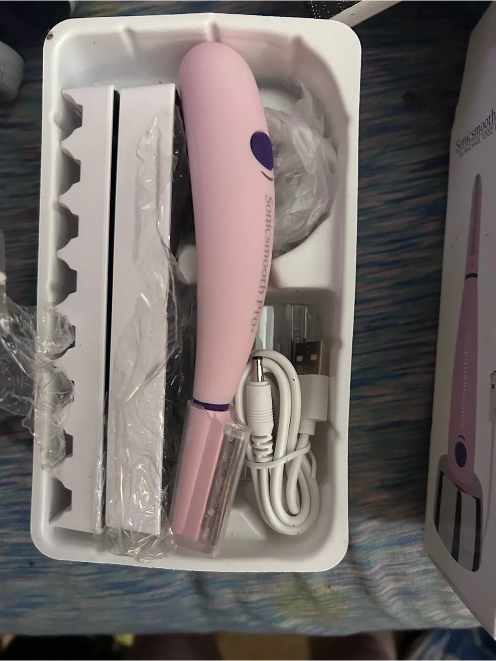 Michael Todd Beauty Sonicsmooth Pro+ Pink Dermaplaning Tool